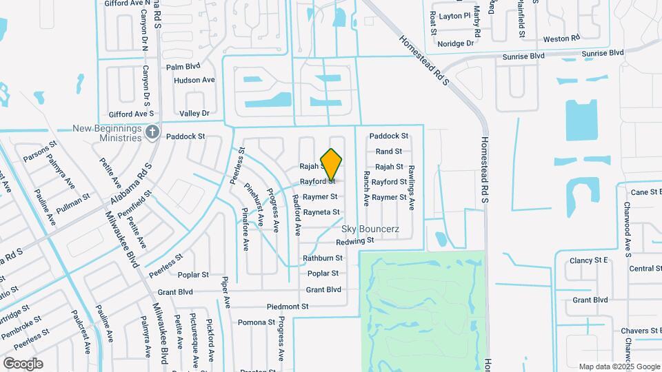 446 Rayford St Map and Location Details