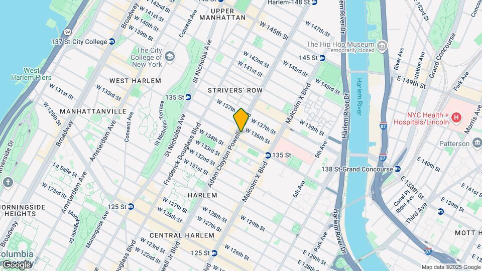 2305 Adam Clayton Powell Jr Blvd Map and Location Details