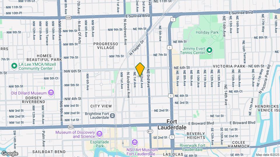 517-519 NE 2nd Ave Map and Location Details