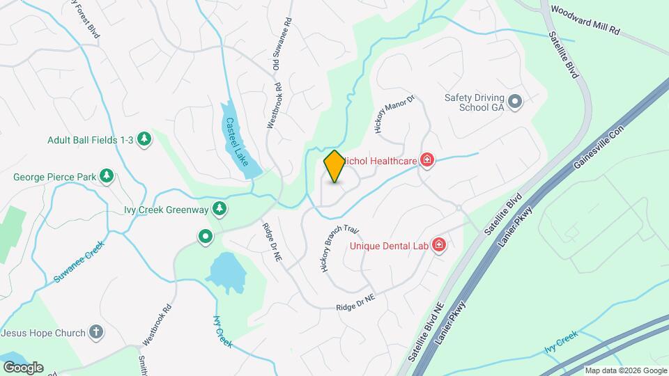 3610 Hedge Arbor Ct Map and Location Details