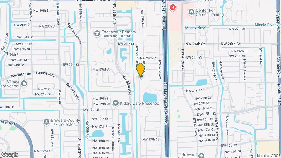 5504 NW 21st St Map and Location Details