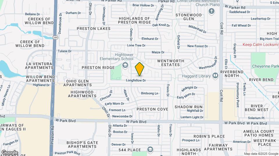 4449 Longfellow Dr Map and Location Details