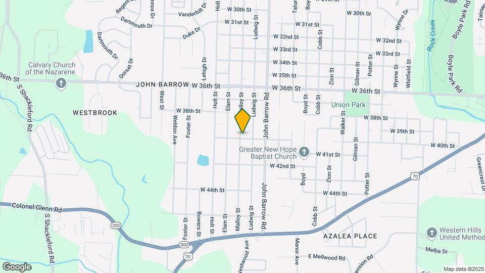 3923 Malloy St Map and Location Details