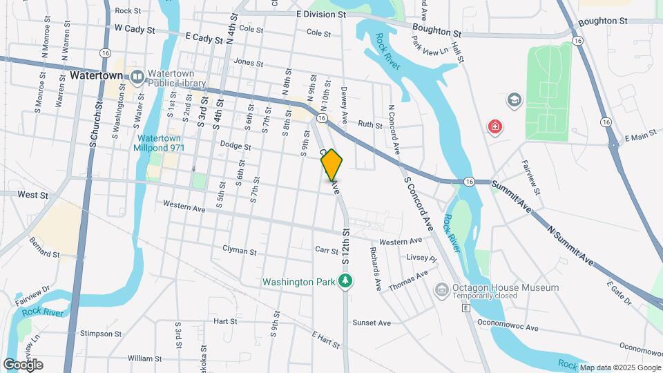 426 College Ave, Unit Lower Mapa y Detalles de la Ubicación