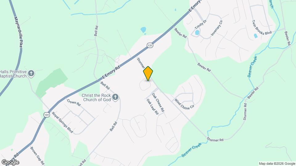 5804 Rain Cloud Rd Map and Location Details