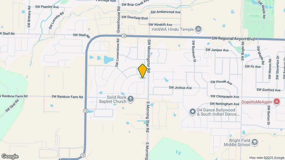 4000 SW Hollyhock St Map and Location Details