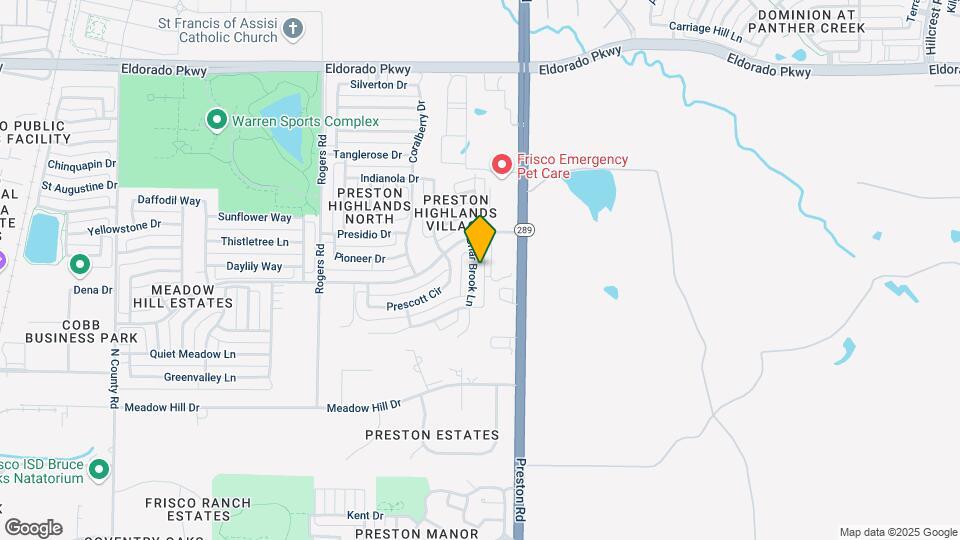 10808 Briar Brook Ln Map and Location Details