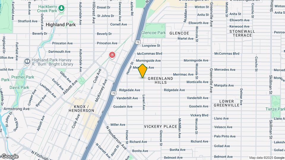 5253 Monticello Ave Map and Location Details