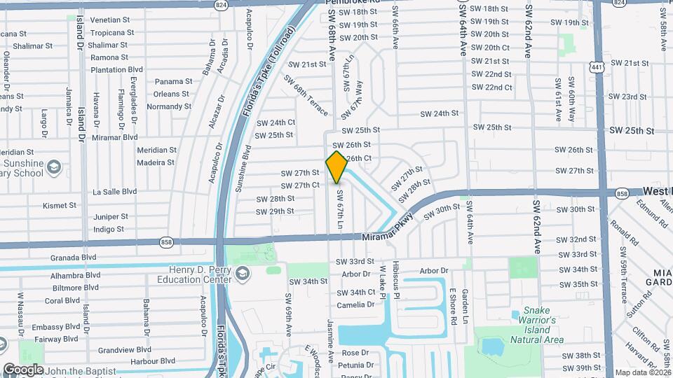 2802 SW 67th Ln Map and Location Details