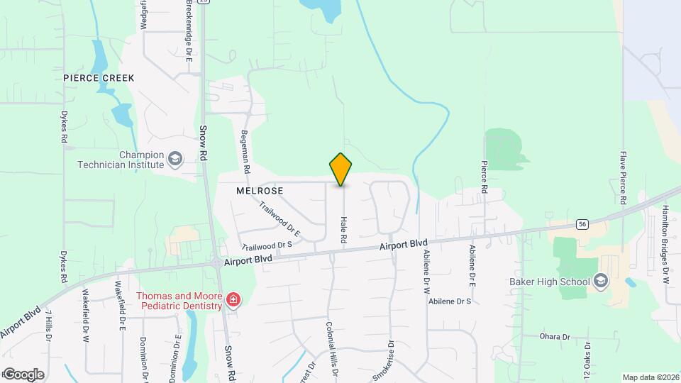 742 Hale Rd Map and Location Details