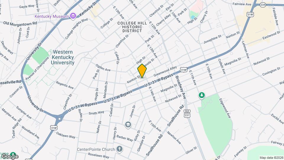 1407 Greenwood Alley Map and Location Details