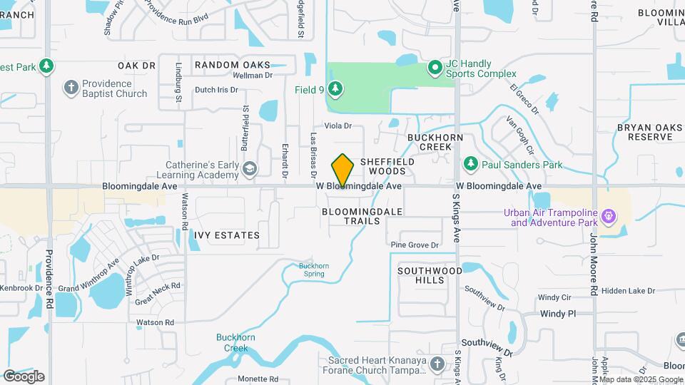 1412 Bloomingdale Trails Boulevard Mapa y Detalles de la Ubicación