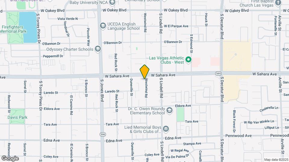5655 W Sahara Ave Map and Location Details