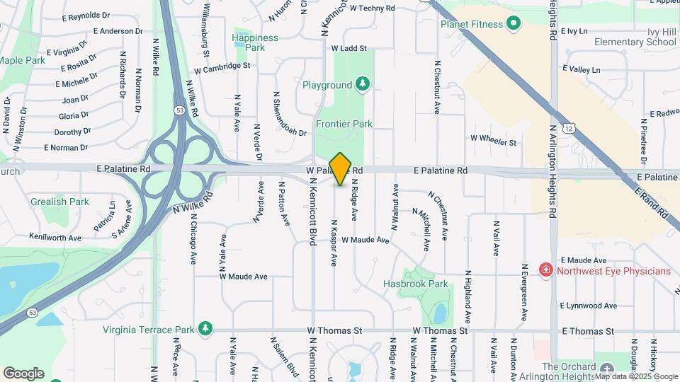 1825 N Kaspar Ave Map and Location Details