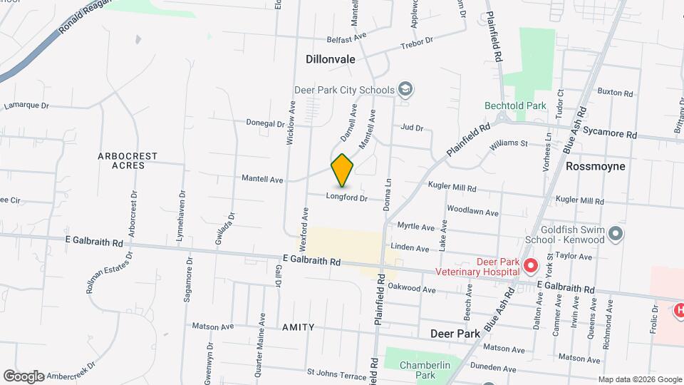 3982 Longford Dr, Unit 2 Mapa y Detalles de la Ubicación