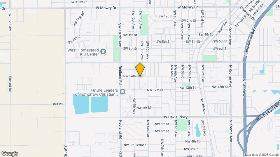 1327 NW 8th Pl Map and Location Details