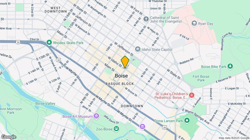 199 N Capitol Blvd Map and Location Details