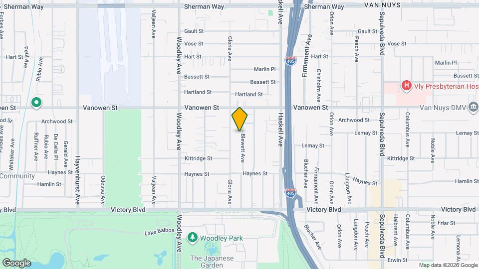 6701 Blewett Ave Map and Location Details