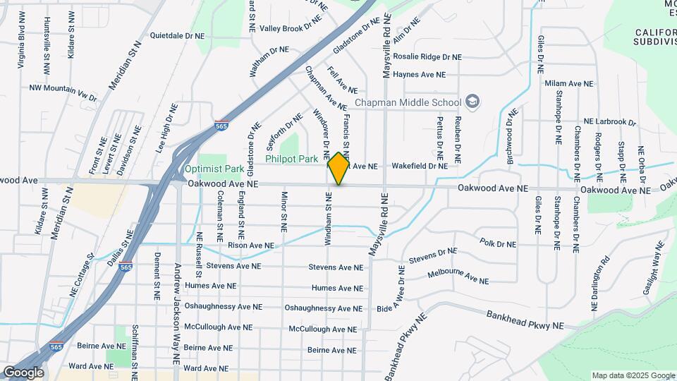 1504 Oakwood Ave Mapa y Detalles de la Ubicación