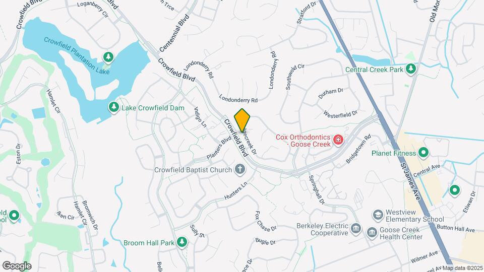 204 Bridgecreek Dr Map and Location Details