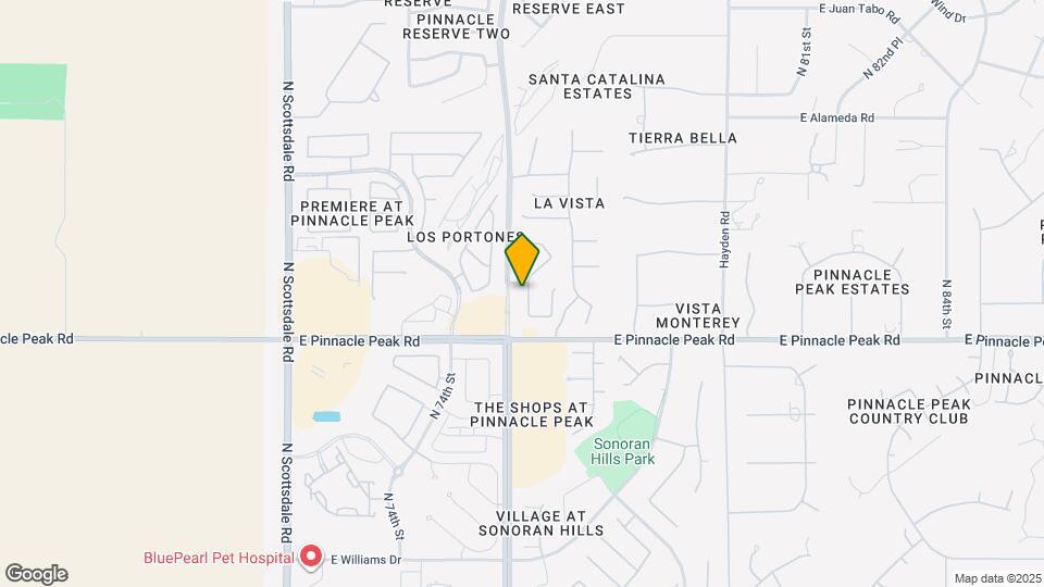 23484 N 76th Pl Map and Location Details