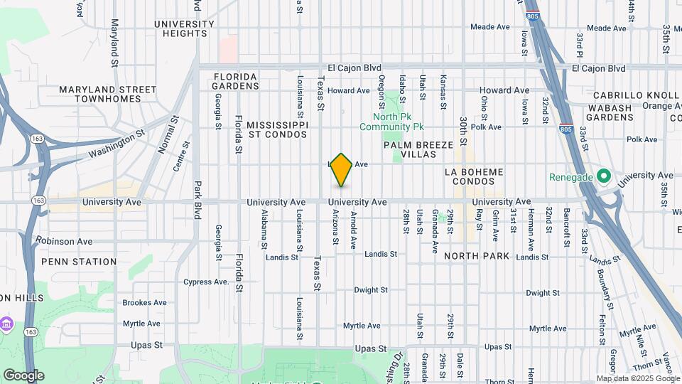 3928 Arizona St, Unit #3 Mapa y Detalles de la Ubicación