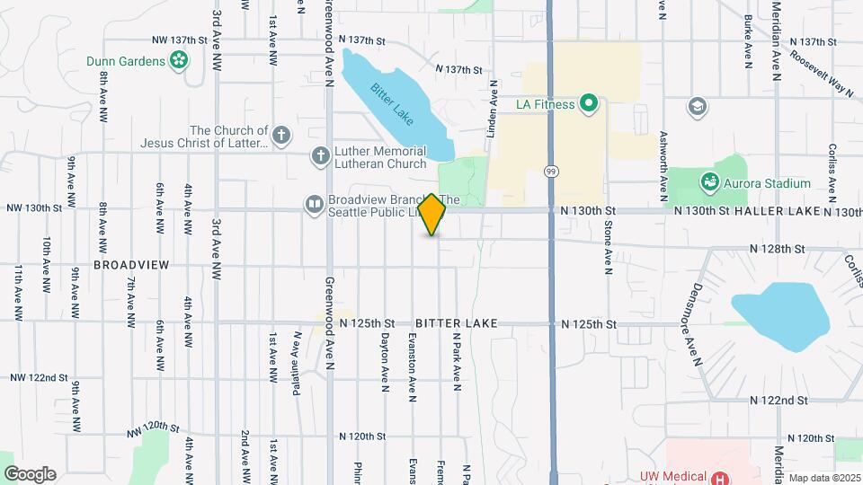 12727 Fremont Ave N Map and Location Details