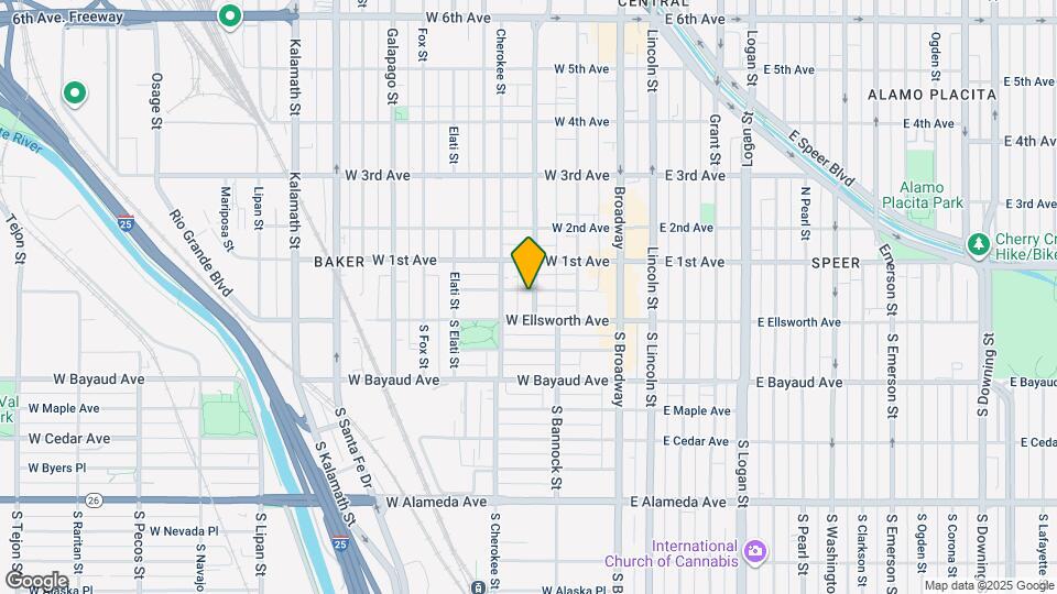 200 W Irvington Pl, Unit C Map and Location Details