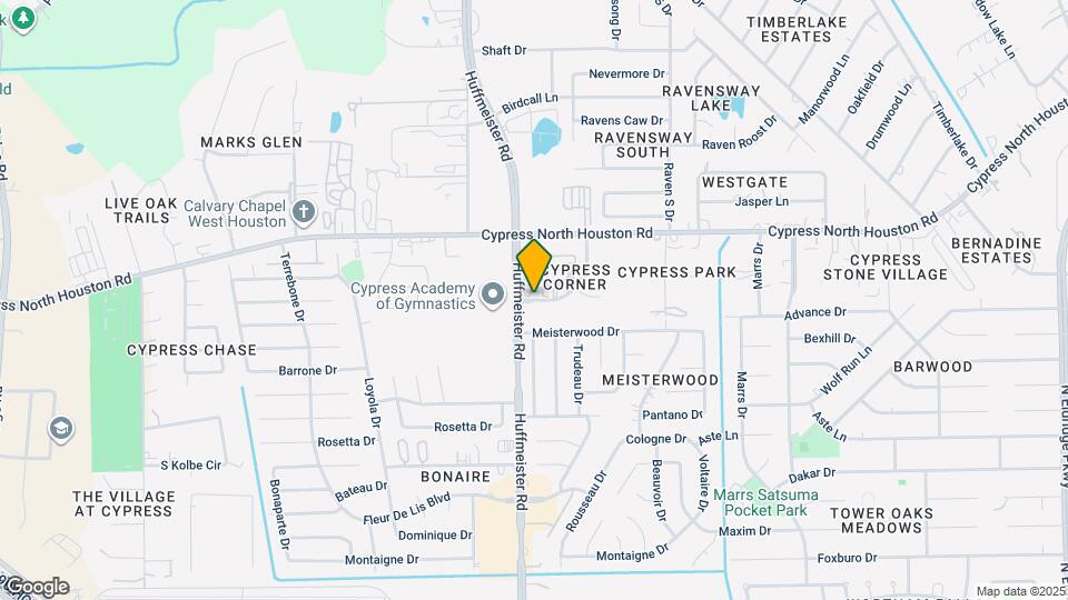 11821 Cypress Corner Ln Map and Location Details