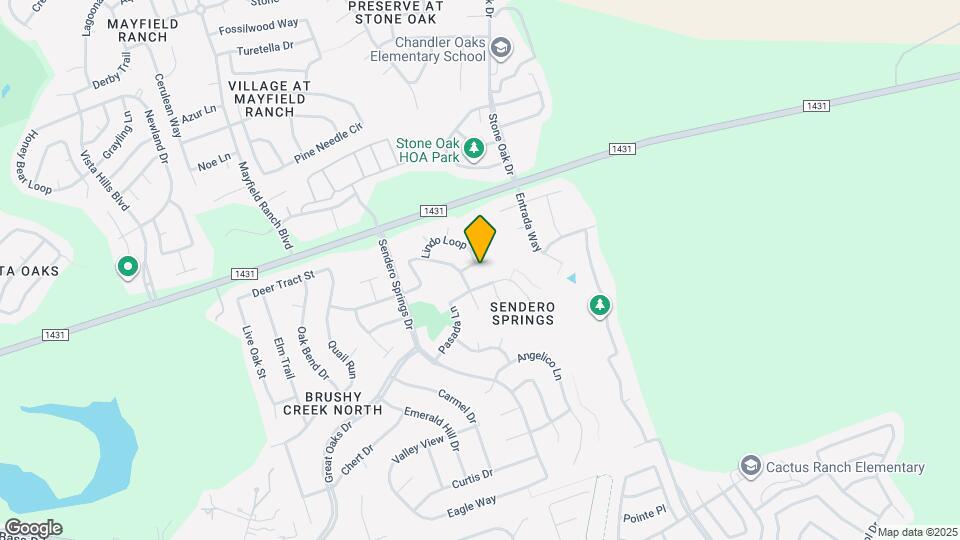 3100 Cantera Ct Map and Location Details