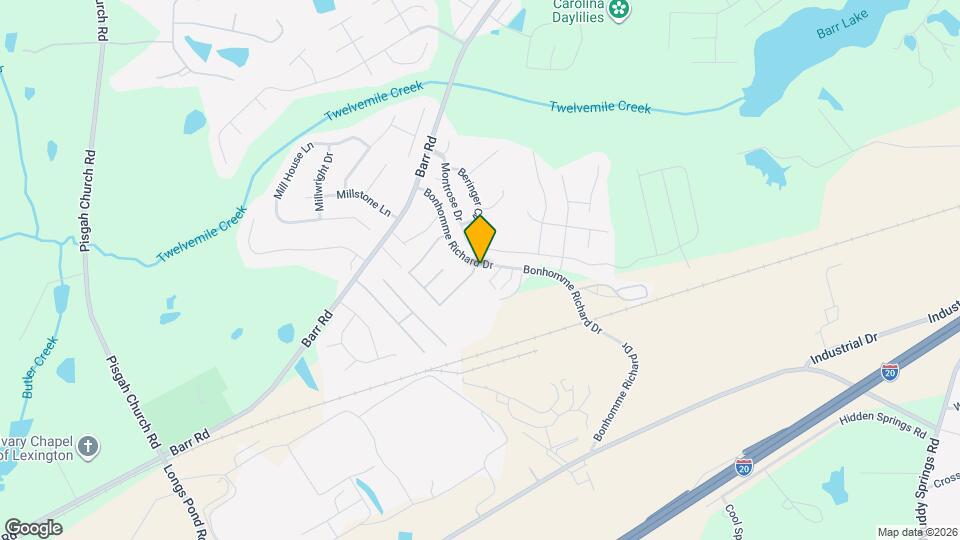 260 Bonhomme Cir Mapa y Detalles de la Ubicación