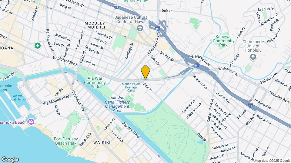 2511 Kapiolani Blvd. Map and Location Details