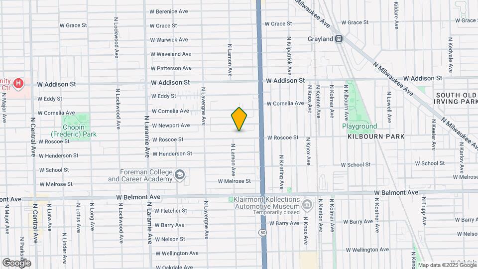 4846 W Roscoe St, Unit Apt #2 Map and Location Details