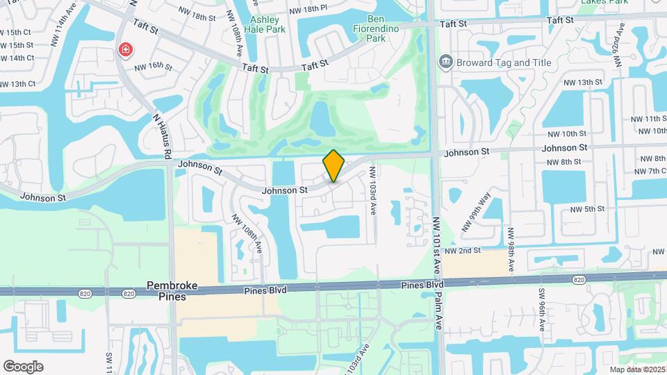 10489 NW 8th St, Unit 101 Map and Location Details