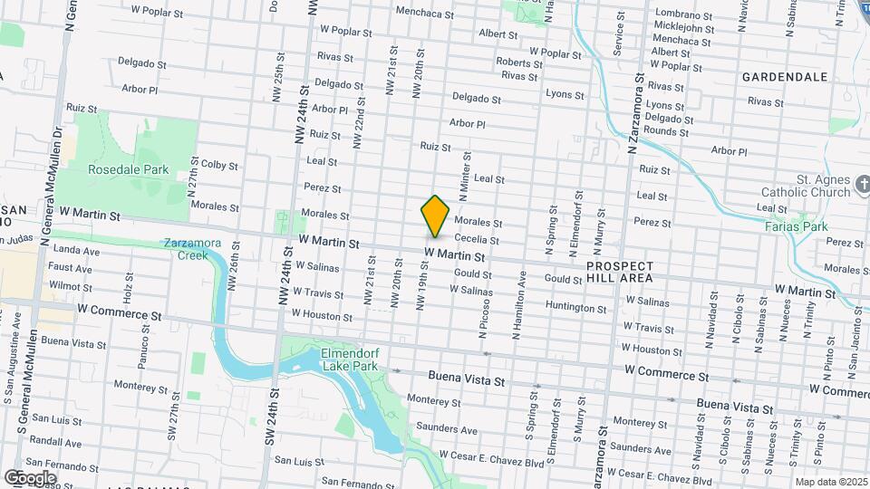 3723 W Martin St Map and Location Details