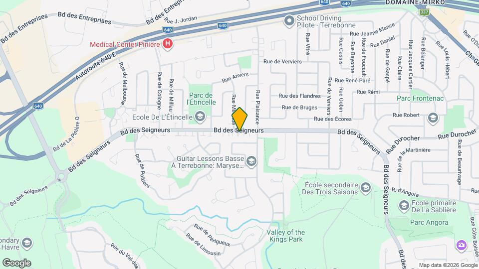 2140 Des Seigneurs Boul Map and Location Details