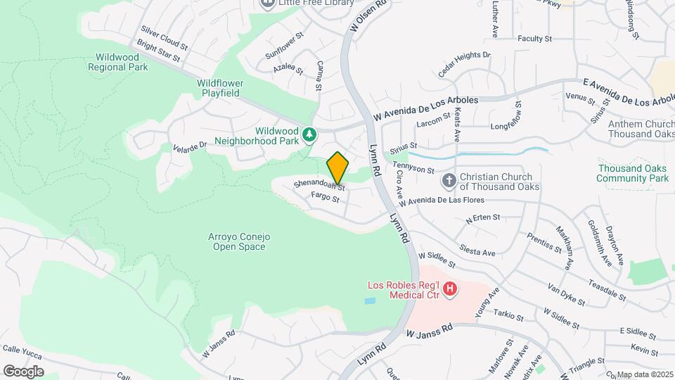 528 Shenandoah St Map and Location Details