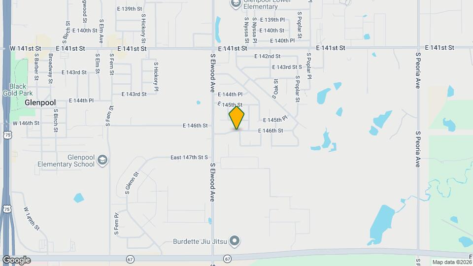 14600 S Maple Pl Map and Location Details