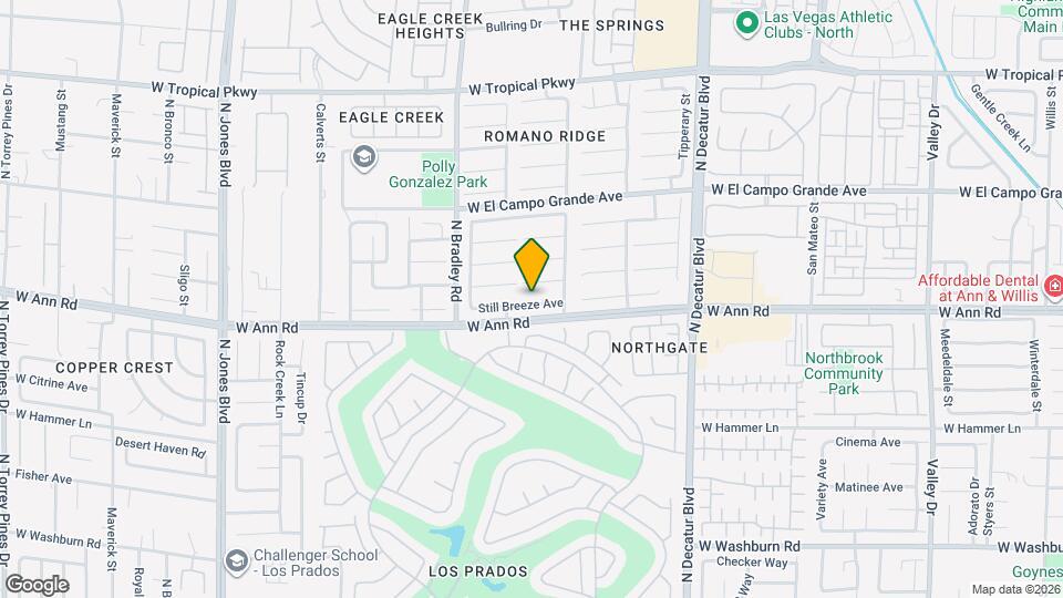 5208 Still Breeze Ave Mapa y Detalles de la Ubicación