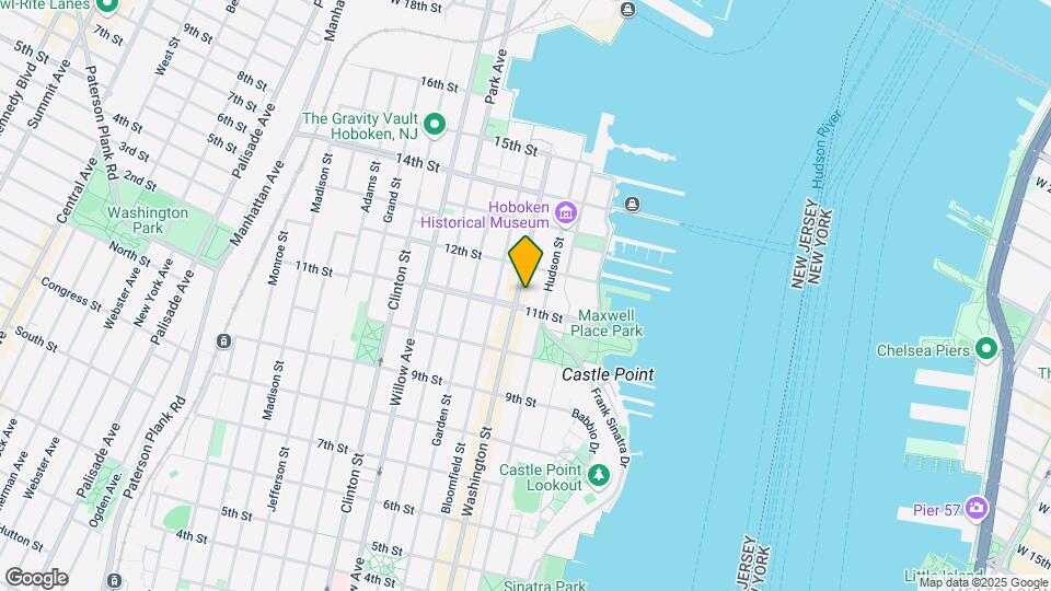 1107 Washington St Map and Location Details