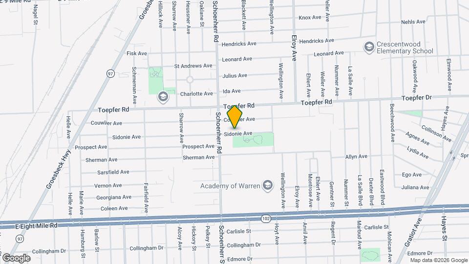 13679 Sidonie Ave Map and Location Details