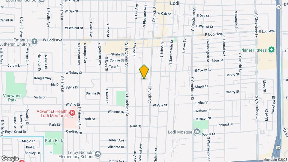 716 S Pleasant Ave Map and Location Details