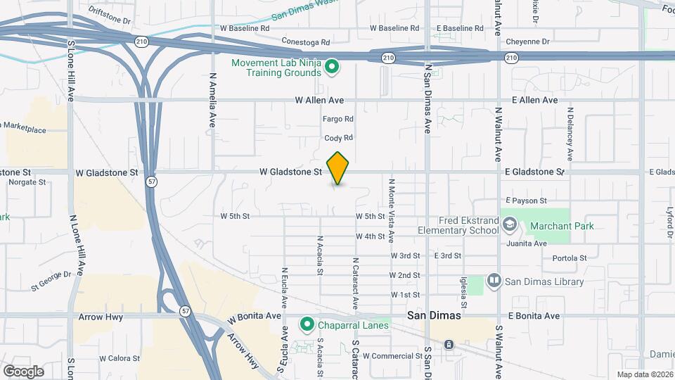 330 W Gladstone St Map and Location Details