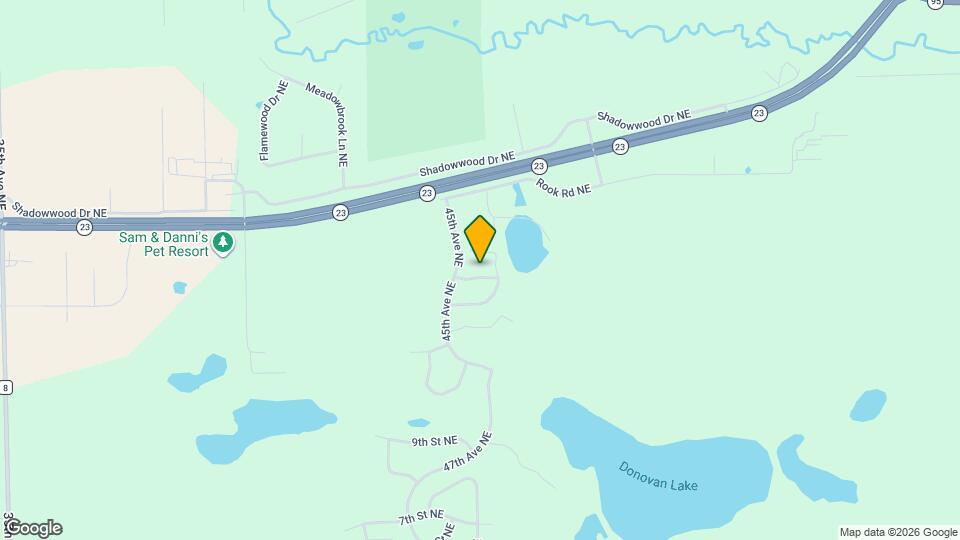 1232 45th Ave NE Map and Location Details