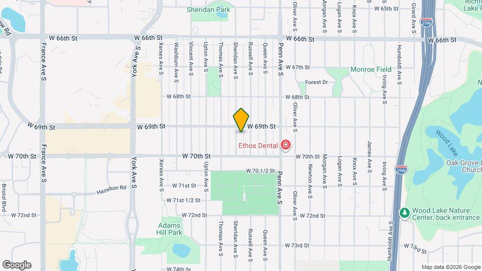 6913 Sheridan Ave S Map and Location Details