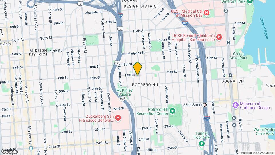 714 Rhode Island St Map and Location Details