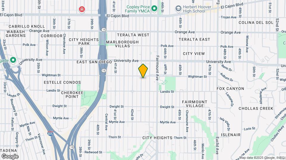 3773 Van Dyke Ave Map and Location Details