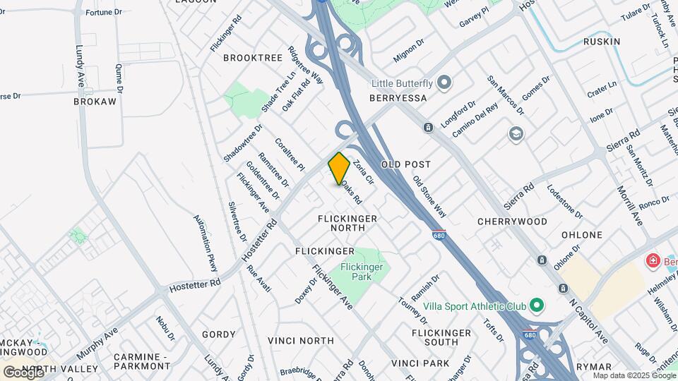 1563 Four Oaks Rd Map and Location Details