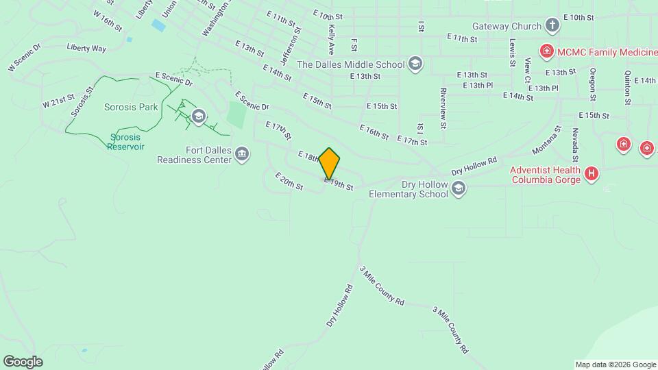 812 E 19th St Map and Location Details