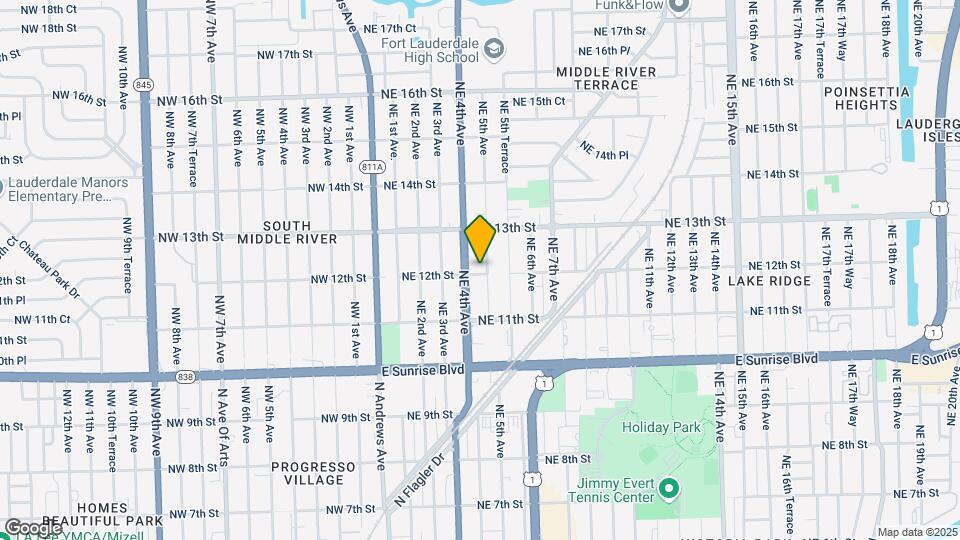 1201 NE 5th Ave Map and Location Details